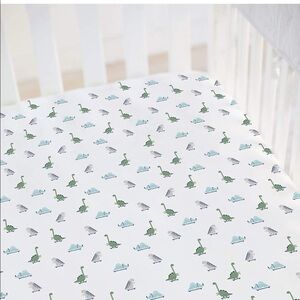Hello Spud Dino Organic Crib Sheet